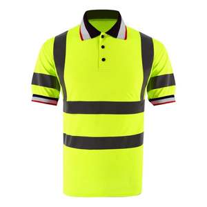 Camisetas Polo de Seguridad Reflectantes de Manga Corta para Hombre, Transpirables, de Algodón, Alta Visibilidad, Tallas Grandes, Venta al Por Mayor - Product Image 6