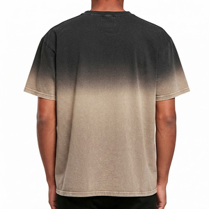 เสื้อยืดผู้ชายไซส์ใหญ่คุณภาพสูง สีสันหลากหลาย ระบายอากาศได้ดี สไตล์สตรีทแวร์ ทรงปกติ เสื้อยืดผู้ชายแบบซันเฟด - Product Image 2