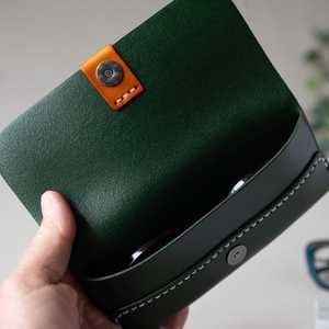 Nueva Funda de Gafas de Cuero Genuino, Estuche de Lujo para Gafas, Bolsa para Gafas de Sol de Cuero de Grano Completo, Venta al Por Mayor, Fabricante LGC-0038 - Product Image 5