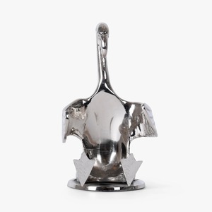 Elegante Soporte de Metal Abierto para Vino, Exhibidor Moderno para una Sola Botella - Product Image 3