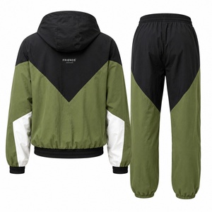 Conjunto Deportivo de Chaqueta y Pantalones con Bloques de Color para Mujer, Transpirable y Ligero, Atuendo Otoñal para Adultos - Product Image 6