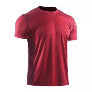 T-shirts pour hommes en polyester/coton, col rond, manches courtes, coupe classique, décontracté chic, anti-rétrécissement, vente en gros directe usine - Product Image 3