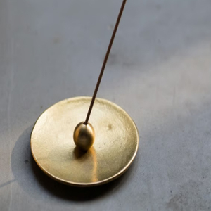 Porte-encens en métal rond finition argentée, nouveau design, pour spa - Product Image 3