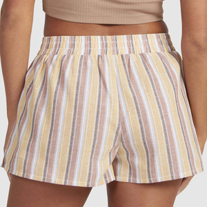 Shorts de plage décontractés pour femmes, couleur vert sauge, taille élastique, légers, coupe régulière, en polaire, séchage rapide, imperméables, de haute qualité - Product Image 4