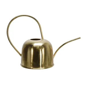 Arrosoir en métal élégant, accessoire botanique d'intérieur de luxe, arrosoir en fer finition antique, artisanat fait main, décoration haut de gamme - Product Image 4