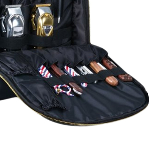 Portable Barber <b>Backpack</b> With Multiple Pockets For <b>Tools</b> And Accessories Black - Product Image 2