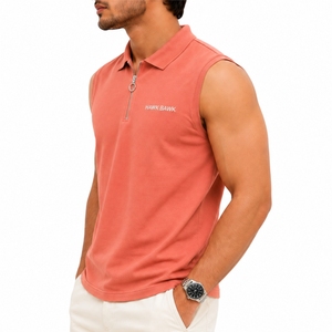 Camiseta Polo sin Mangas para Hombre, de Secado Rápido, Corte Atlético, Estilo Veraniego, Ropa Deportiva, Tela Premium Personalizada - Product Image 3