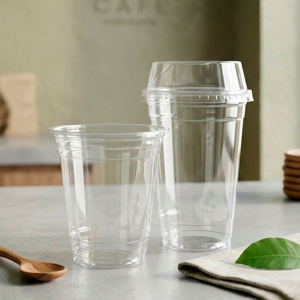 Vasos Desechables al por Mayor de 16oz y 24oz de PP/PET, de Pared Simple, con Tapa de 95mm para Bebidas Frías, Té Helado y Café - Product Image 5