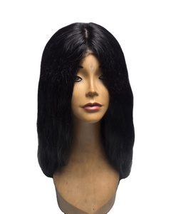 Full Wig 26 Inches 100% Human Remy Indian Hair Natural Wave Lace Front Premium Quality Medium Density Taz Hair Bd gluless wig - Product Image 4