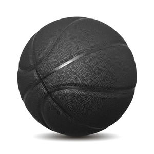 Ballons de basket-ball en cuir de qualité supérieure pour l'exportation, couleur noire, pour l'entraînement et la pratique, taille officielle - Product Image 6