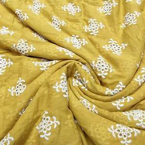 Wholesale Borer Embroidery Fabric With Velvet Net Organza Design For Boutique <b>Garment</b> And Premium Fashion Global Textile Trade - Product Image 3