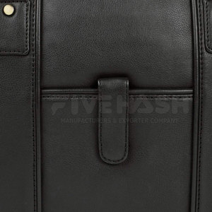 High Quality Leather <b>Laptop</b> <b>Bag</b> With Soft Interior And Secure Zipper Compartments Perfect For Daily Office <b>Work</b> And Travel Needs - Product Image 5