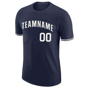 T-shirt personnalisé pour jour de match d'équipe, manches raglan contrastées, numéro et nom personnalisés, vêtements de sport athlétiques, usine de marque privée - Product Image 1