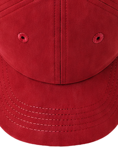 Casquette de baseball sportive rouge vif respirante avec sangle réglable, légère, séchage rapide, pour course en extérieur, gym, usage décontracté, qualité supérieure - Product Image 5