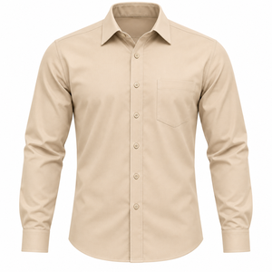Custom Logo Men Dress <b>Shirt</b> Formal Office Wear Long Sleeve Business <b>Shirt</b> Plain <b>Shirt</b> Solid <b>Colour</b> Custom Men's Dress <b>Shirt</b> - Product Image 1