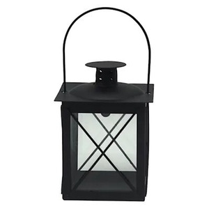 Best Selling Modern Looking Metal Candle <b>Lantern</b> In Matt <b>Black</b> Finished <b>Lantern</b> Centerpiece For Home Decoration - Product Image 2
