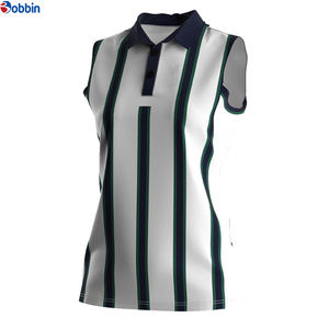 Camiseta Polo para Mujer, Cómoda, Corte Ajustado, Sin Mangas, Tejido Transpirable para un Estilo de Vida Activo y Atuendos Diarios - Product Image 3