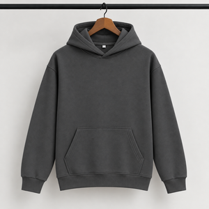 Sudadera con Capucha Rosa Unisex, Corte Regular, Felpa, Color Sólido, Diseño con Bolsillos, Ropa de Otoño - Product Image 2