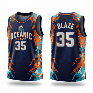 Camiseta de Baloncesto Premium Estilo Boxy, Uniforme de Equipo con Transferencia Térmica, Fabricante Profesional Directo de Fábrica, Etiqueta Privada OEM ODM, Costura - Product Image 6