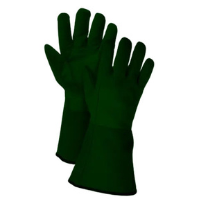 Gants de soudage TIG robustes en cuir de vachette croûte, ignifuges, anti-coupure, pour la protection au barbecue et la sécurité des chèvres - Product Image 5
