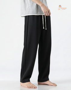 Nouvelle Collection – Pantalon Décontracté Ample et Léger en Coton 100% pour Homme, Taille Mi-Haute, Coupe Droite, Idéal pour l'Extérieur - Product Image 6