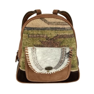 Superior Quality Surreal up Cycled <b>Backpack</b> Bag Cowgirl Western Style Top Manufacturer & Exporter Supplier Saman Exports - Product Image 3