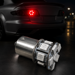 Nueva Bombilla Automotriz Brillante 7440 3157 1156 1157 13SMD 5050 12V, Luz de Freno Amarilla Dorada, Luz de Señal de Giro para Camiones y Motocicletas - Product Image 2