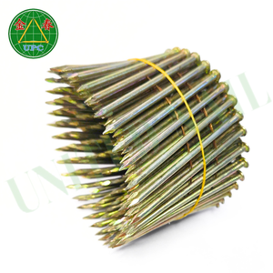 Clavos en Espiral de Acero Industrial de Alta Calidad de 2.75 Pulgadas, Resistentes al Óxido, Cabeza Cuadrada Afilada, Cabeza con Recubrimiento de Zinc Amarillo-Cromado - Product Image 3