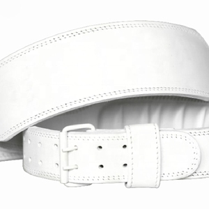 High Quality Breathable Adjustable Leather Fitness Best Quality Belt Customized Breathable Cowhide Gym Belt with Adjustable - Product Image 4