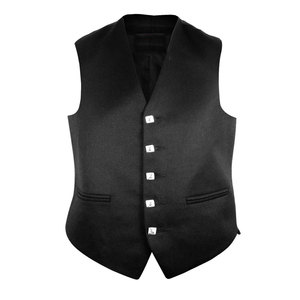 Veste et Gilet Traditionnels Argyle Noirs, Tenue Kilt Argyll des Highlands, Meilleures Ventes 2026 - Product Image 3