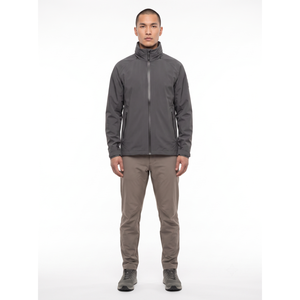 Veste technique imperméable à capuche articulée en GORE-TEX à 3 couches avec revêtement personnalisé, coupe-vent pour les trajets urbains, taille 3XL, Sialkot - Product Image 1