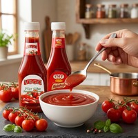 Ketchup Classique Premium 340gr en Bouteille Souple pour Burgers et Frites