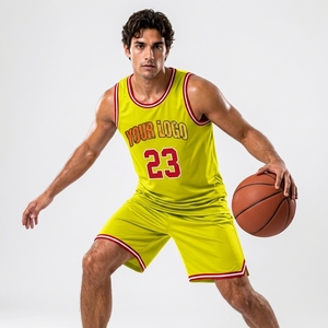 Maillot de basket-ball multicolores sans manches pour l'entraînement et la pratique quotidienne - Product Image 4