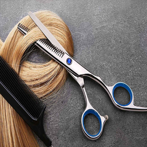 Professional Hair <b>Thinning</b> Scissors Stainless Steel Sharp Blade 30 Teeth Right Handed Long Handle Salon Tool mirror finish - Product Image 6
