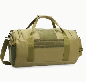 PROFIT SPORTS Olive Green <b>Corduroy</b> Duffel <b>Bag</b> 30-40L Big Capacity Adjustable Strap Zipper Closure Polyester Unisex Gym <b>Bag</b> - Product Image 2