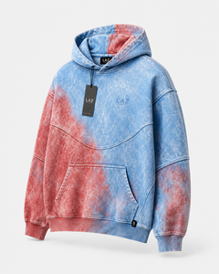 Sweat à capuche d'hiver en molleton 100% coton, séchage rapide, respirant, couleurs personnalisées, qualité supérieure, pour homme, effet délavé à l'acide - Product Image 6