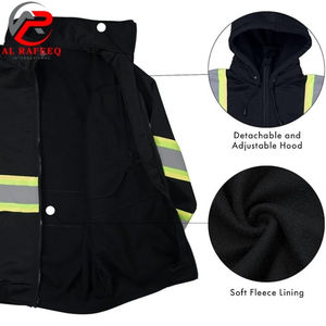 Hoodie de travail haute visibilité personnalisable, réfléchissant, léger et de sécurité pour les travailleurs - Product Image 5