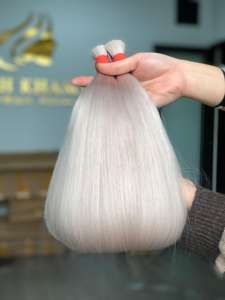 Cheveux Minh Khang Premium : Cheveux vietnamiens en vrac de haute qualité, lisses, Remy, doux, soyeux, vierges, non traités, de luxe, 100g - Product Image 2