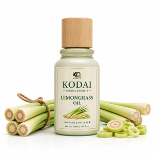Aceite Esencial de Limoncillo de Tamil Nadu 100% Puro y Natural de Primera Calidad, Destilado al Vapor, para Aromaterapia y Cuidado Facial, Kodai Global Export - Product Image 1