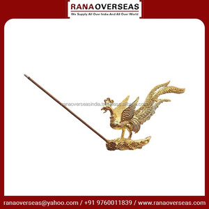 Encens en métal de paon de qualité supérieure attrape-cendres parfum océan pour hôtel bureau à domicile-fournisseur de confiance excellent prix - Product Image 4