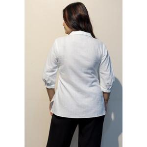 Chemise élégante pour femmes, boutonnée, confortable, décontractée, formelle, à manches longues, acheter directement auprès du fournisseur - Product Image 4