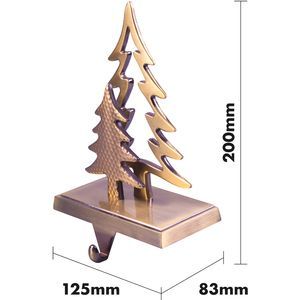 ที่แขวนถุงคริสต์มาส EUROHOME INTERNATIONAL รุ่น EH-8101 สีบรอนซ์ ขนาด 200 มม.  แบบประหยัดพลังงาน สำหรับตกแต่งในช่วงเทศกาล - Product Image 1
