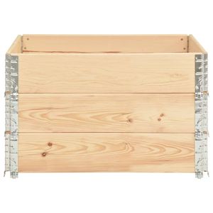 Collari Pallet in legno di pino massiccio 39.4 Set 3 pezzi "x 39.4" - Product Image 3