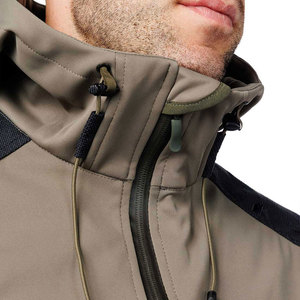 Veste en polaire rouge pour homme, col zippé, respirante, décontractée, pour l'automne, coupe classique, en polyester - Product Image 3