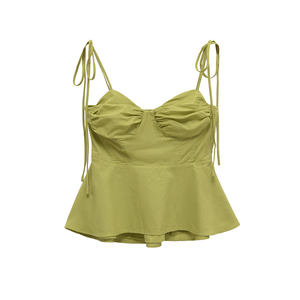 Débardeurs sans col pour femmes, nouvelle mode 2026, couleur unie, respirants et écologiques - Product Image 1