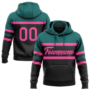 Sweat-shirt à capuche pour homme en tissu peigné rouge, bleu marine et blanc, personnalisé, nouvelle conception, écologique, vente en gros directe - Product Image 1