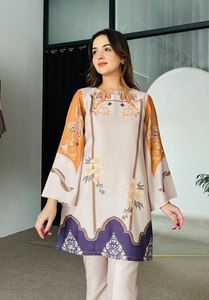 Ensemble coordonné en viscose pure tendance – Vêtements décontractés confortables pour femmes - Product Image 4
