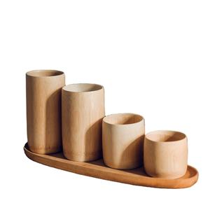 Tasse en fibre de bambou Tasse à boire en bambou 100% Tasse en bambou naturel Akina - Product Image 1