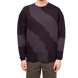 Comfortable <b>Men</b> Casual Cotton Crewneck Sweatshirts <b>Men</b> Clothing New Striped Design Custom Logo Long Sleeve Sweatshirt - Product Image 1