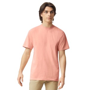 Wholesale Custom Premium Heavyweight Cotton T Shirt Mens <b>Plain</b> Oversized Drop Shoulder Streetwear Coral <b>Pink</b> Blank T-Shirt - Product Image 6